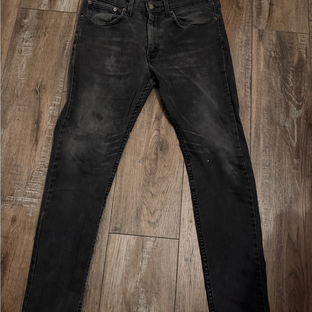 Levis Men's Skinny Taper 34x32 Black Jeans

8